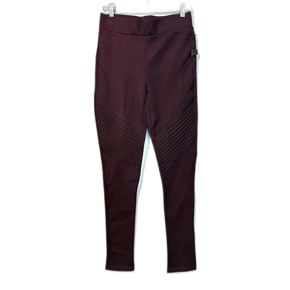 NWT Black Tape purple moto stretch pants size M